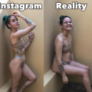 Mladá bloggerka vtipně ukazuje, jak se liší realita od fotografií na Instagramu - 10